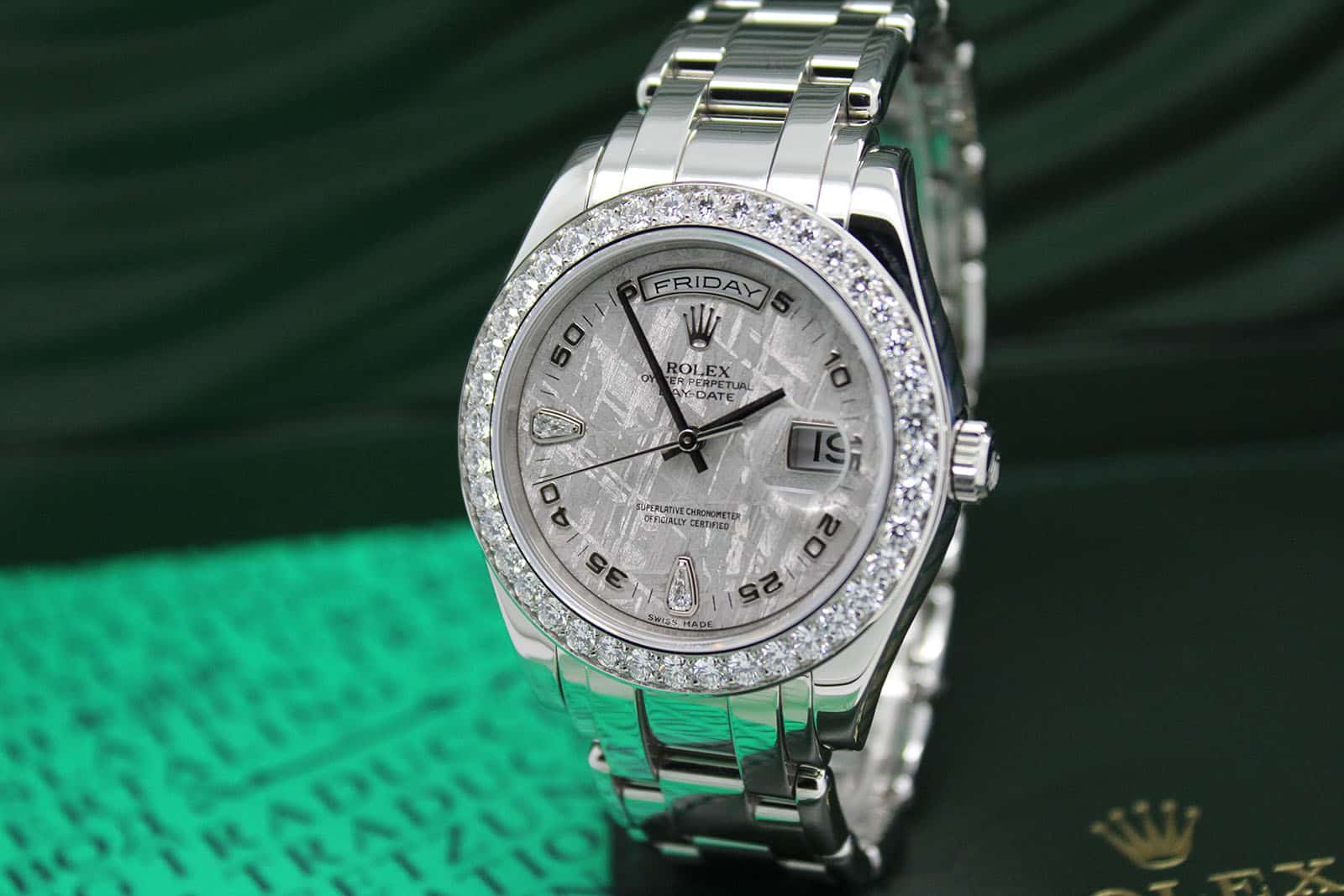 rolex platinum diamond pearlmaster