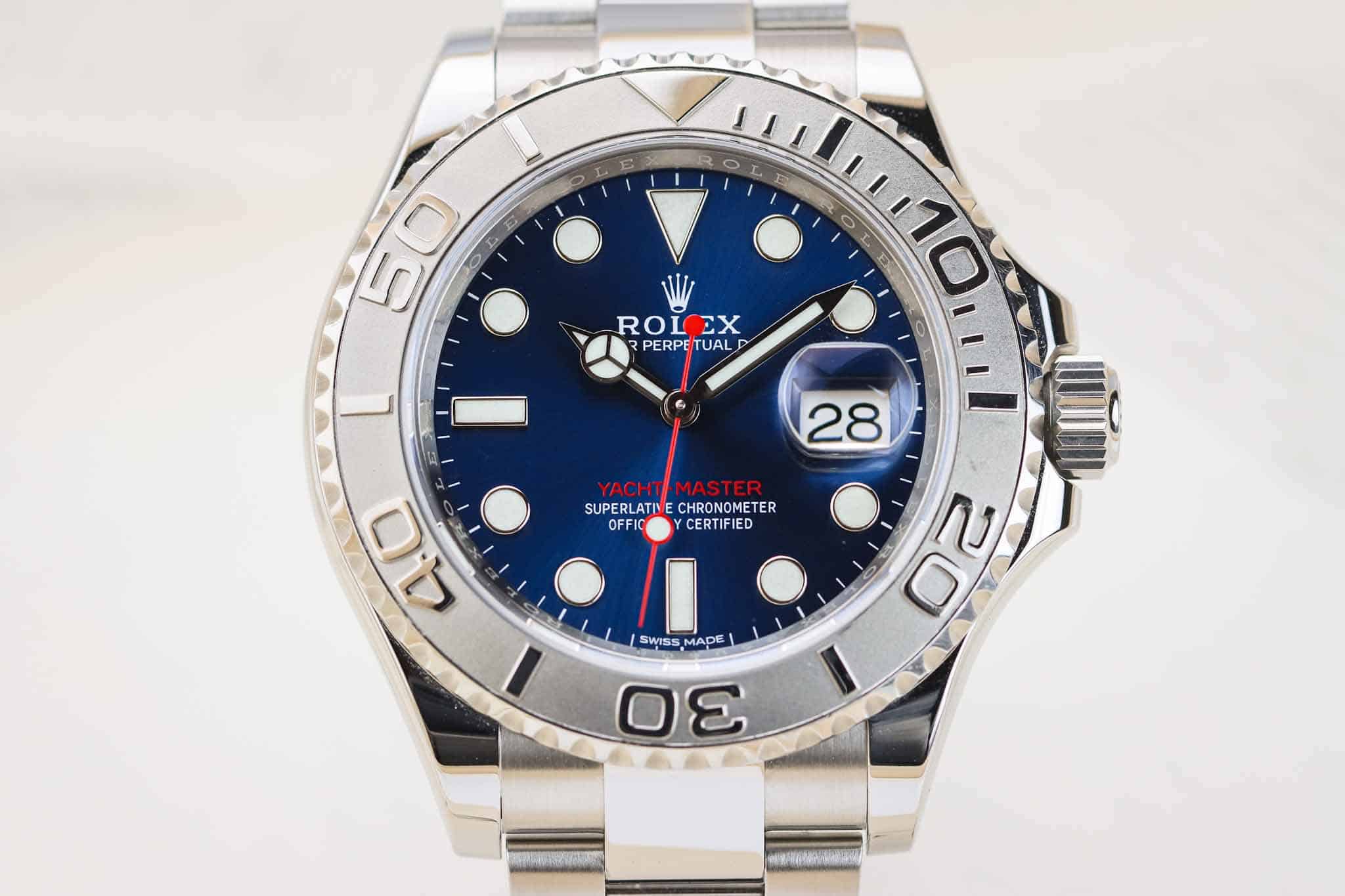 Rolex Yacht-Master 116622 Blue Dial 100% Genuine