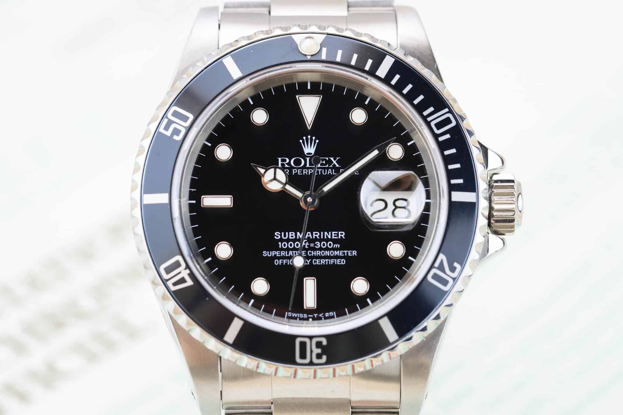 Rolex Submariner Date 16610 1994 Box Papers Tritium