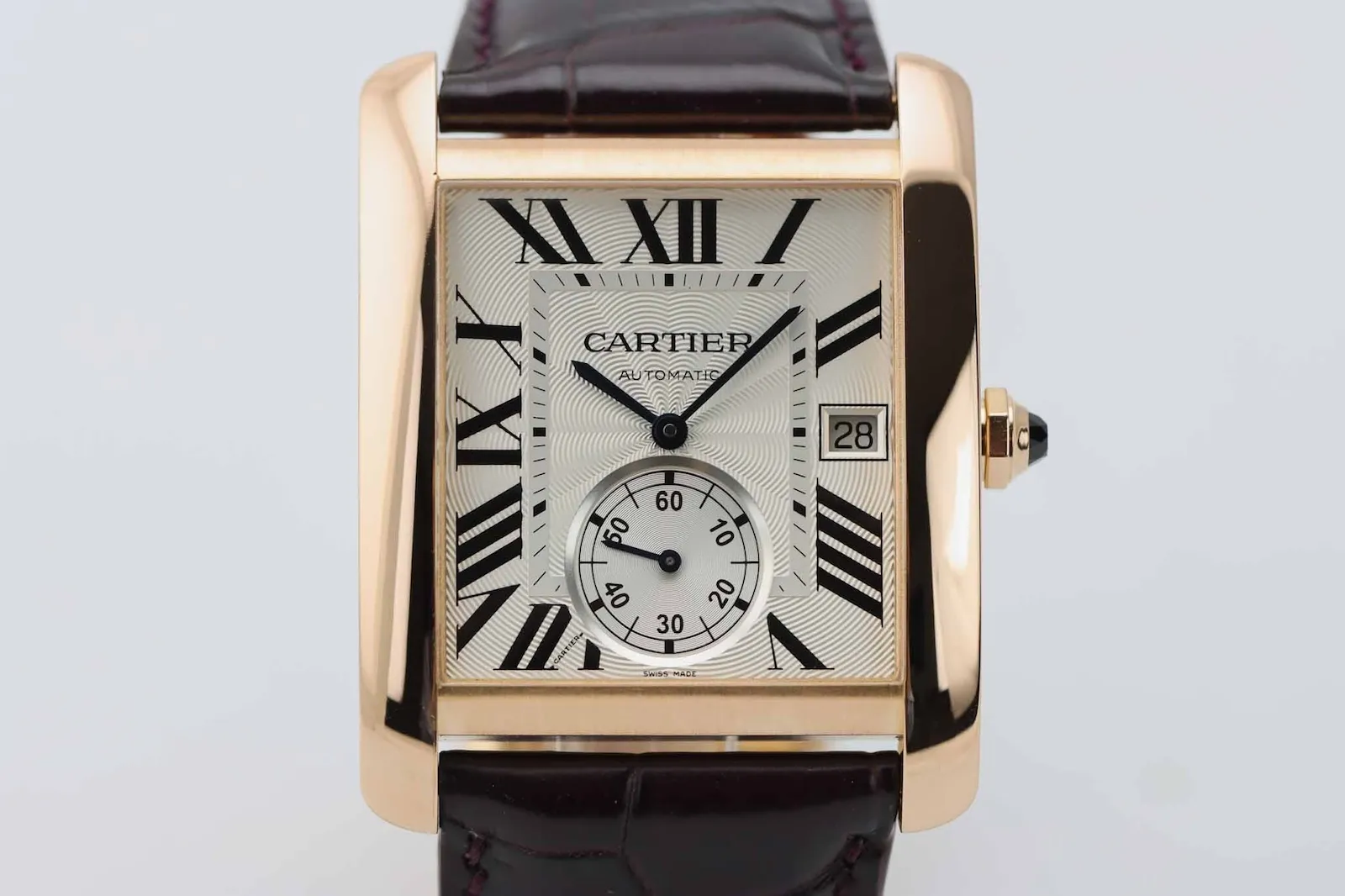 Cartier Tank MC Rose Gold | 2021 | Full Set | Luxury Pre-Owned Cartier Watch | £10450
